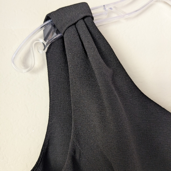 NWOT Dress the Population One-Shoulder Black Georgina Gown Size Small - Picture 4 of 16